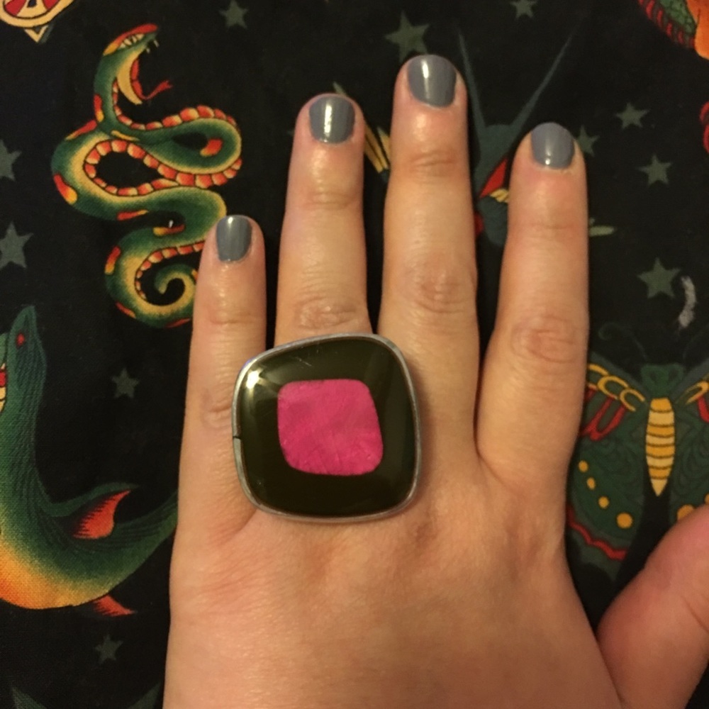 Large Multi Colored Ring - image 3